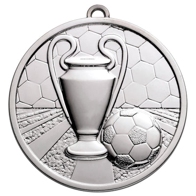 Football Medal Ball & Trophy - Silver
