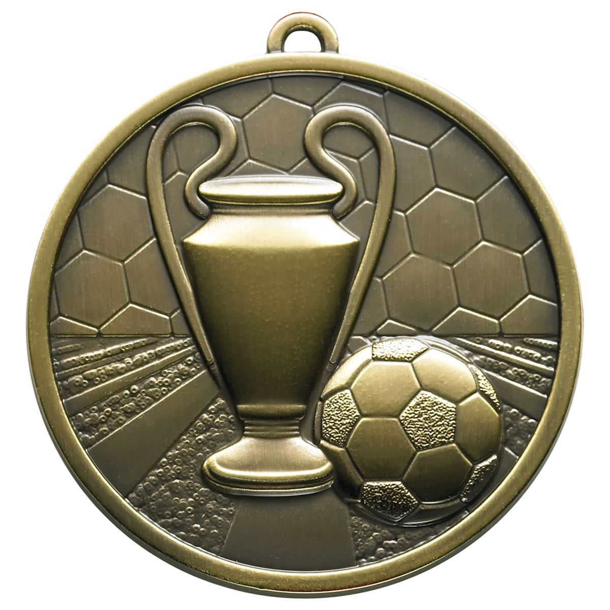 Football Medal Ball & Trophy - Bronze