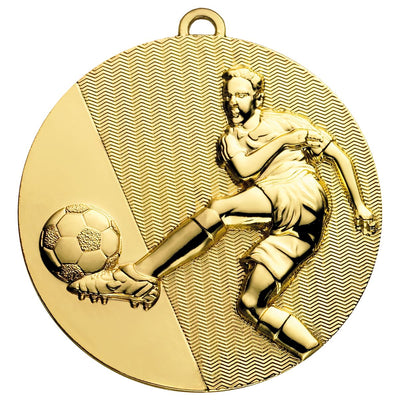Mens Football Medal - Gold