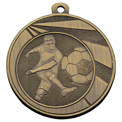 Football Medal Boot & Ball - Bronze