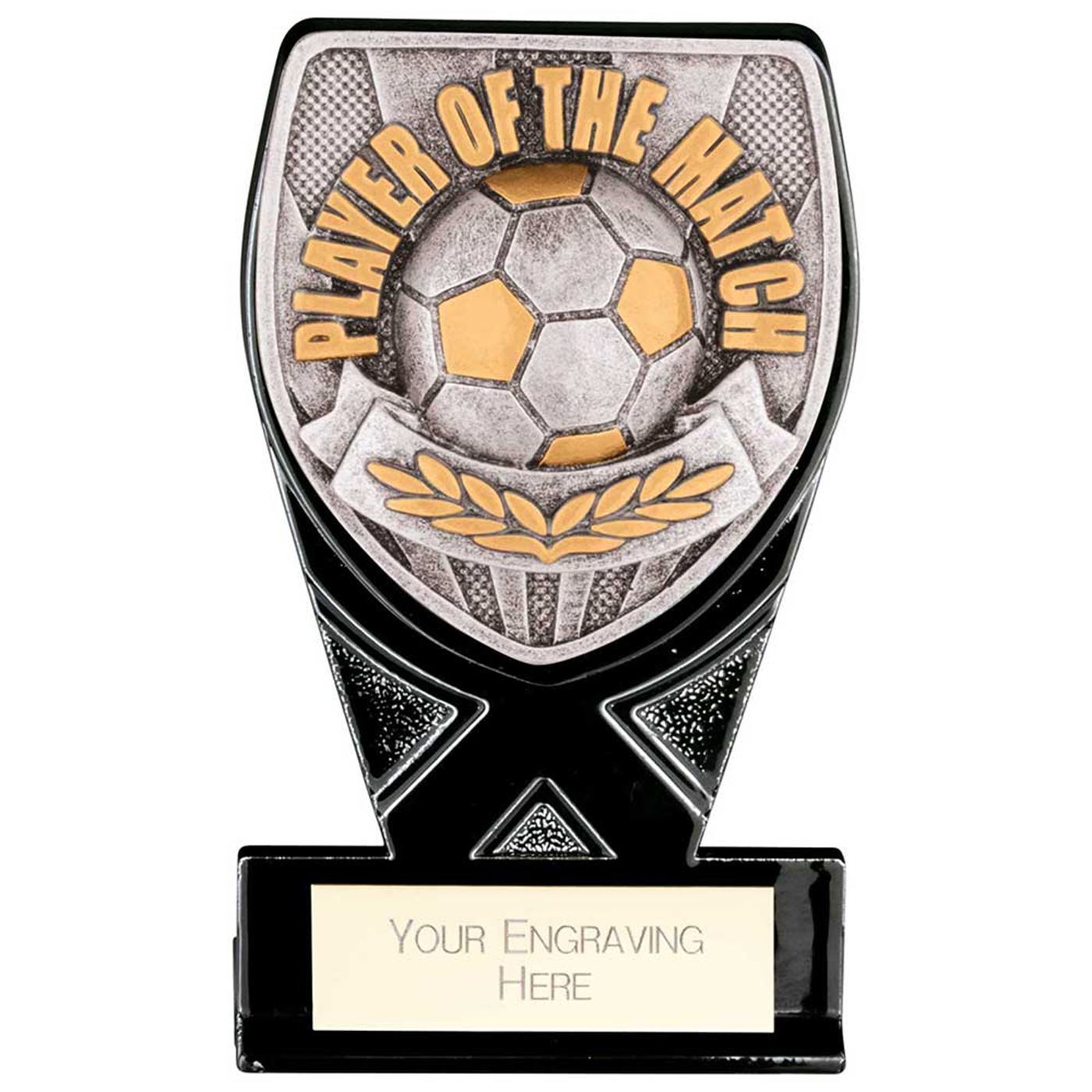 Mini Black Cobra Player of Match Football Trophy