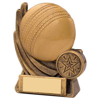 Cricket Ball Trophy Gold Motion Award