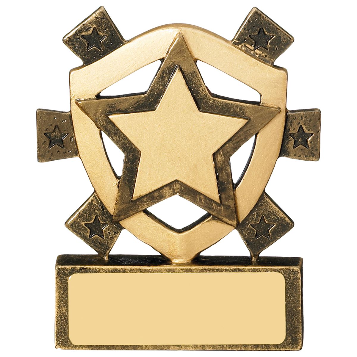 Star Mini Shield Trophy
