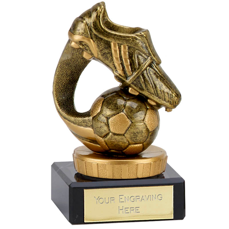 Football Boot & Ball Classic Flexx Award Trophy 4 inches