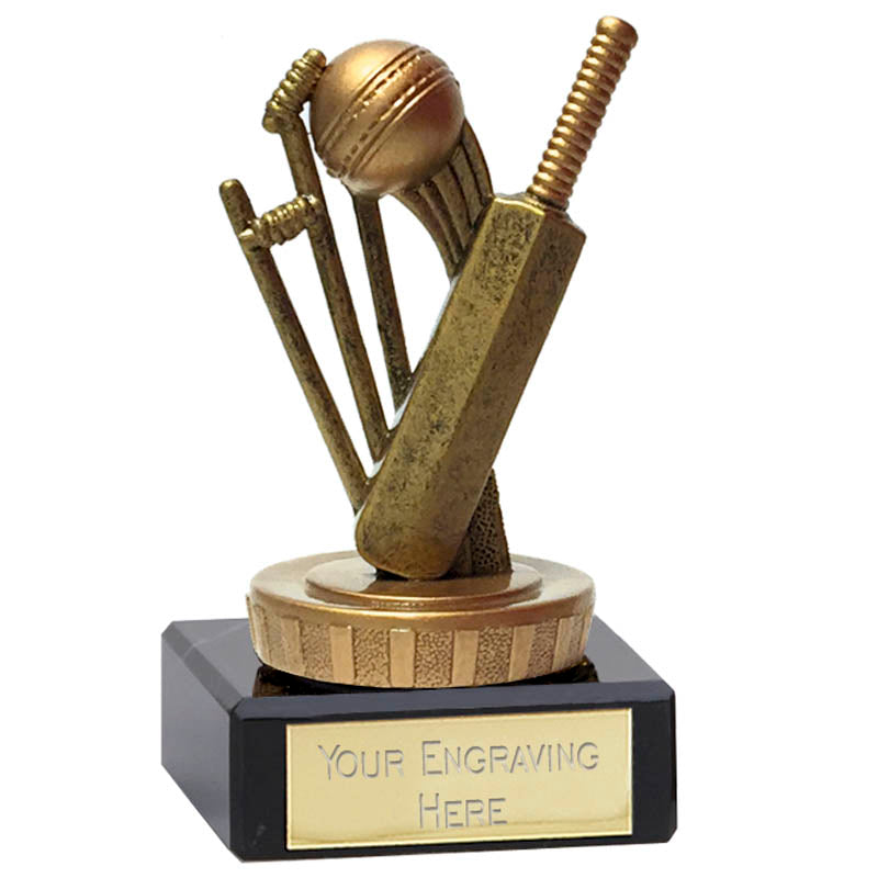 Cricket Trophy Gold Bat, Ball & Wicket Flexx Award