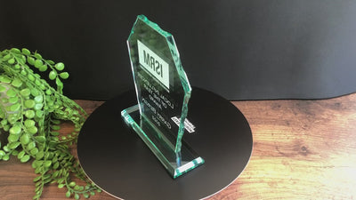 Corporate Jade Glass Bravo Award
