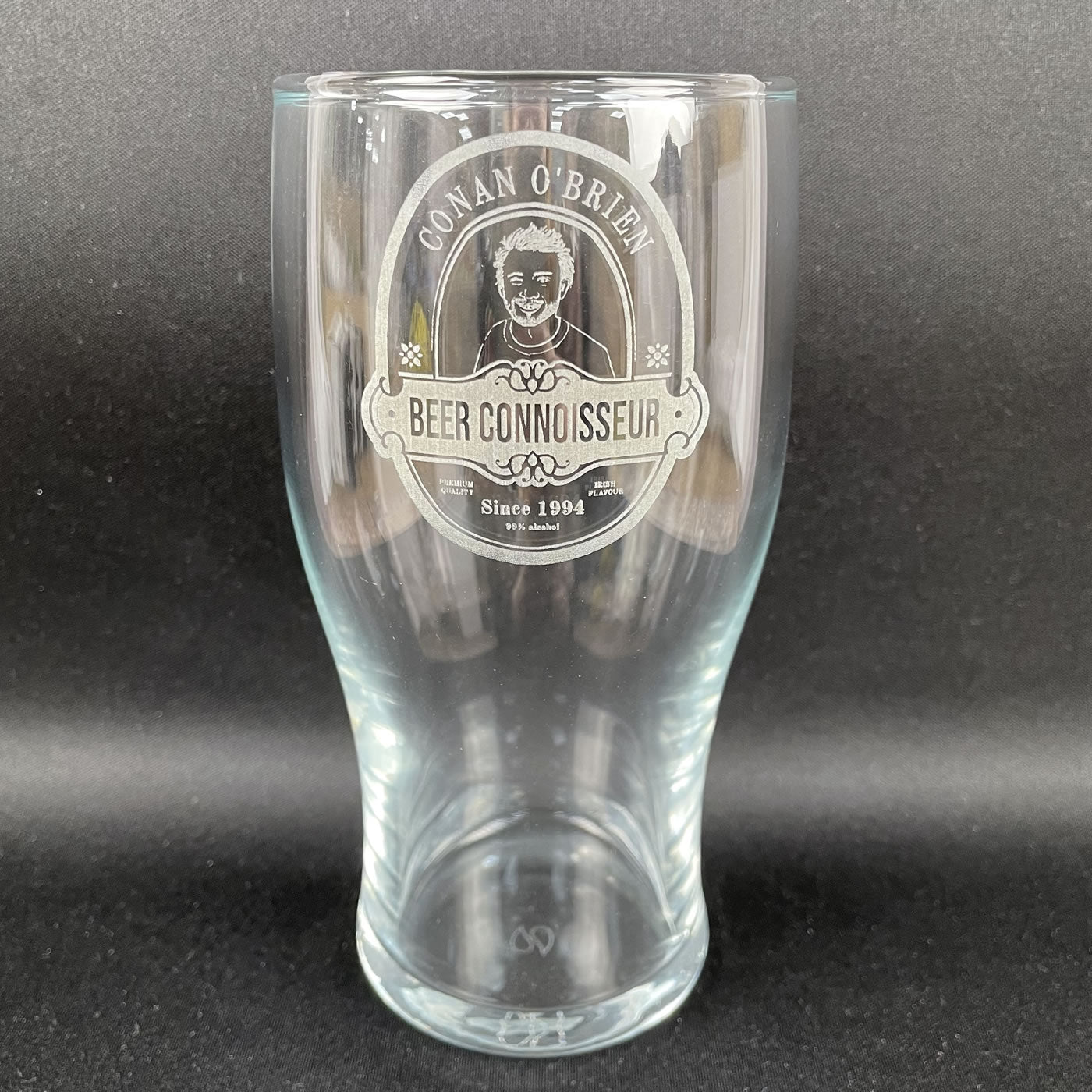 Personalised Pint Tulip Beer Glass - Add Your Text or Logo