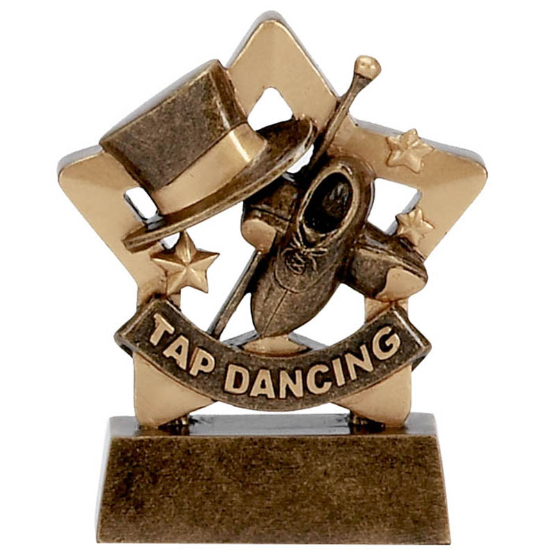Tap Dancing Mini Star Trophy Award
