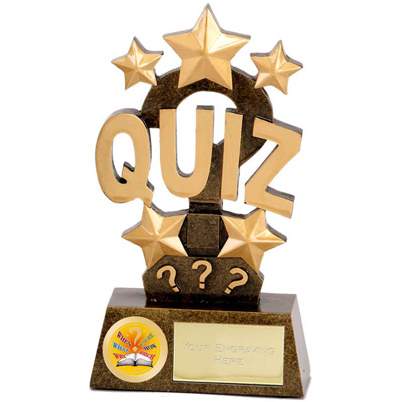 Pub Quiz Winners Trophy Novelty Quiz Award
