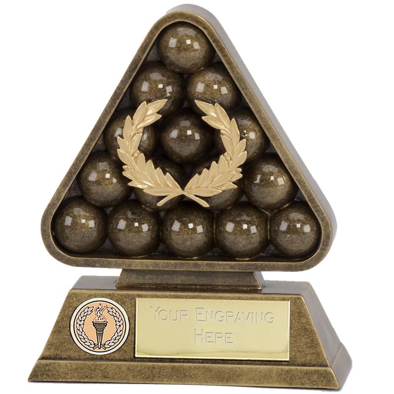 Pool & Snooker Award Ball Triangle Paragon Trophy
