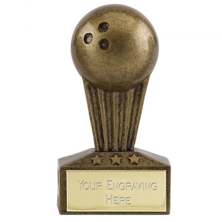 Ten Pin Bowling Micro Trophy Award
