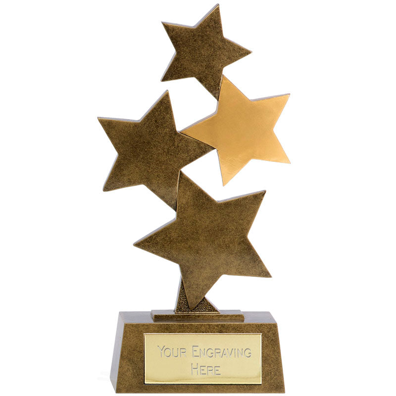 Multi Star Winners Trophy Gold Star Award