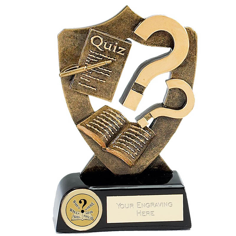 Quiz Shield Trophy Celebration Quiz Winners Award