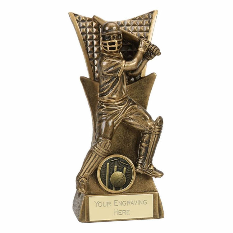Cricket Batsman Trophy Conqueror Cricket Award