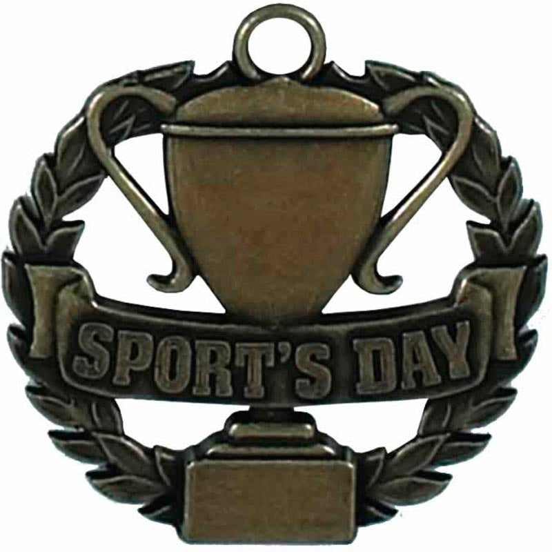 School Sports Day Medal - Bronze - 5cm