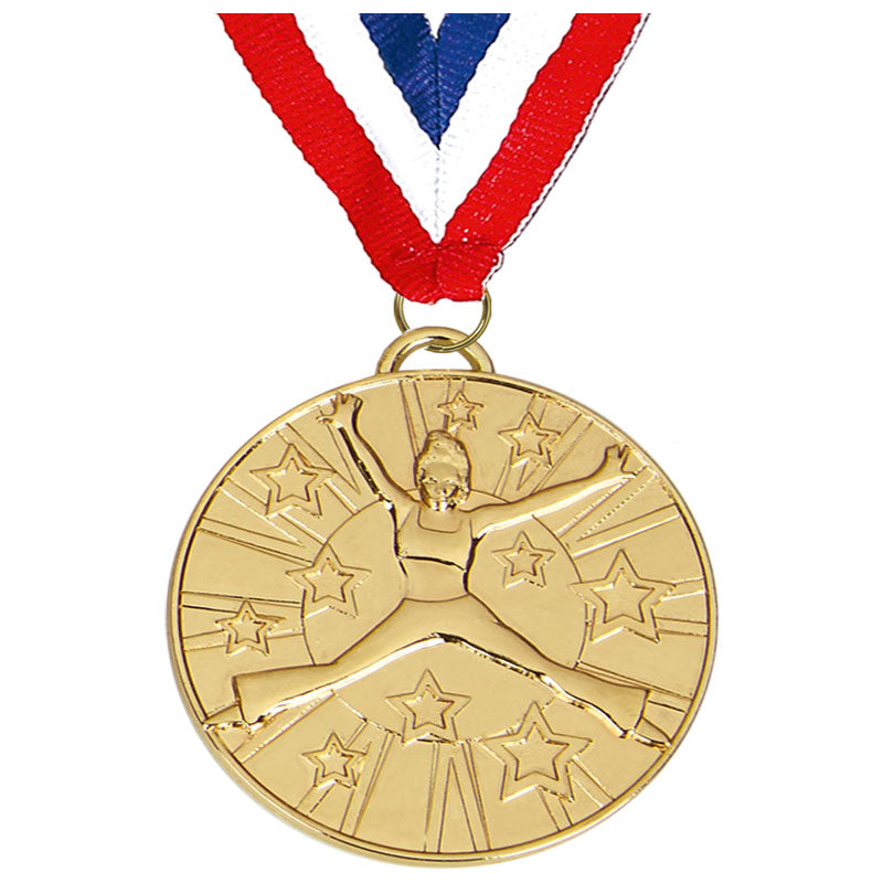 Gold Target Dance Medal 5cm