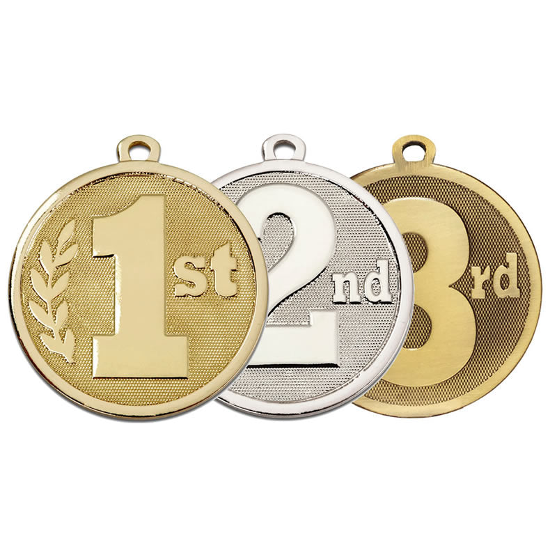 Galaxy Podium Medals 4.5cm - 1st, 2nd, 3rd