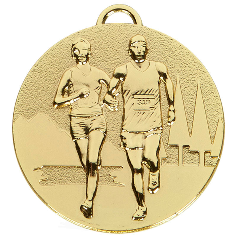 Gold Cross Country Medal 5cm