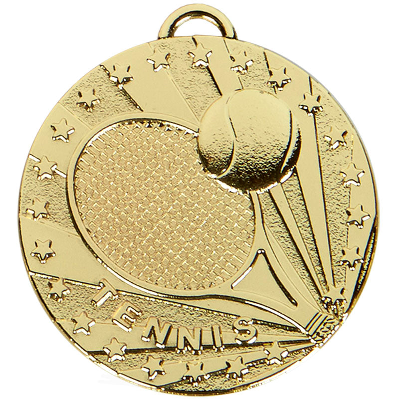 Gold Tennis Target Medal 5cm
