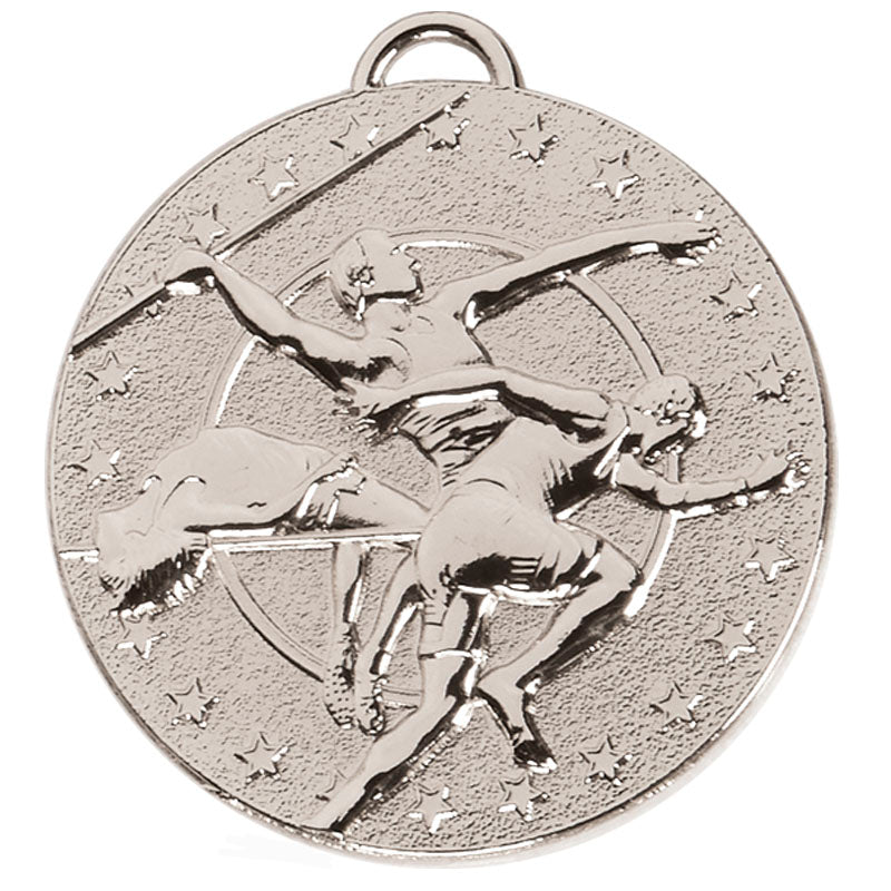 Silver Target Track & Field Medal 5cm