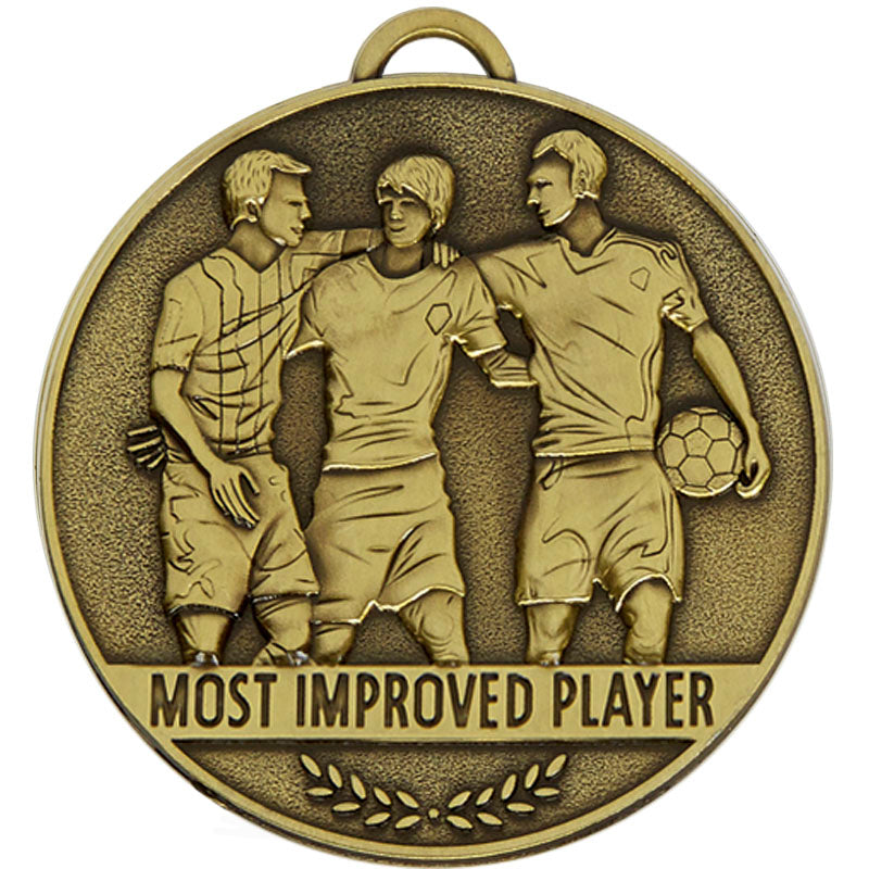 TEAM SPIRIT 'Most Improved Player' Medal 6cm