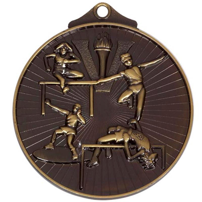 Bronze Track & Field Horizon Medal 5cm