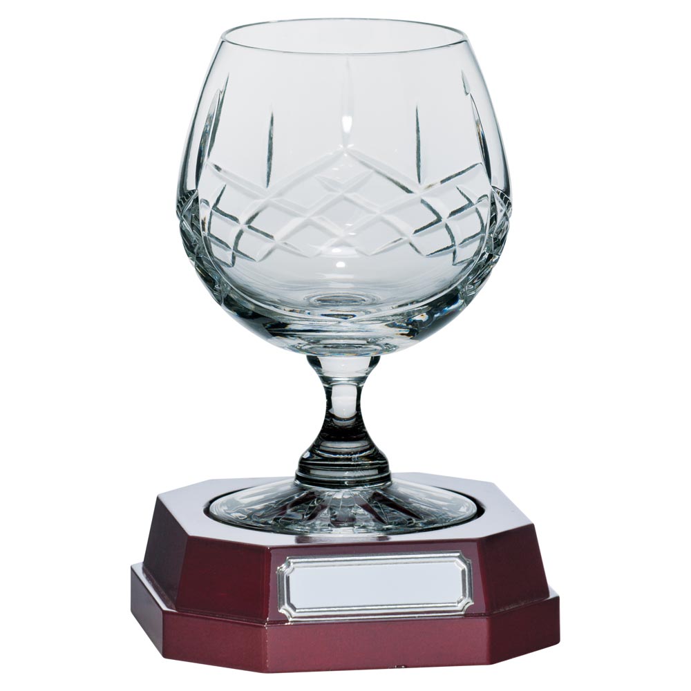 Lindisfarne Crystal Brandy Glass with Base