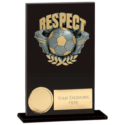 Euphoria Hero Respect Glass Football Trophy Award