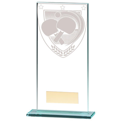 Table Tennis Jade Glass Trophy Millennium Award