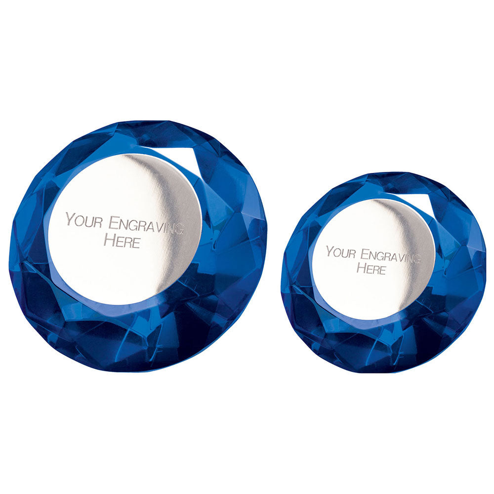 Impulse Diamond Blue Crystal Gift Award