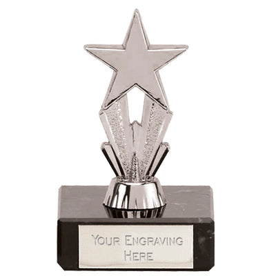 Silver Mini Star Award Micro Star Trophy