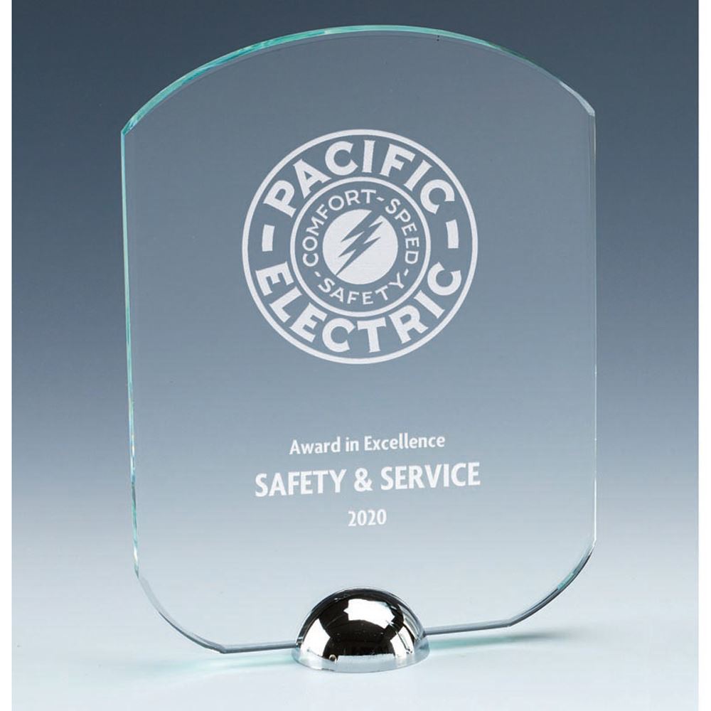 Gravity Standard Jade Glass Trophy Award