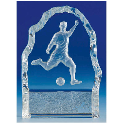 Glass Footballer Award Iceberg Echo Award