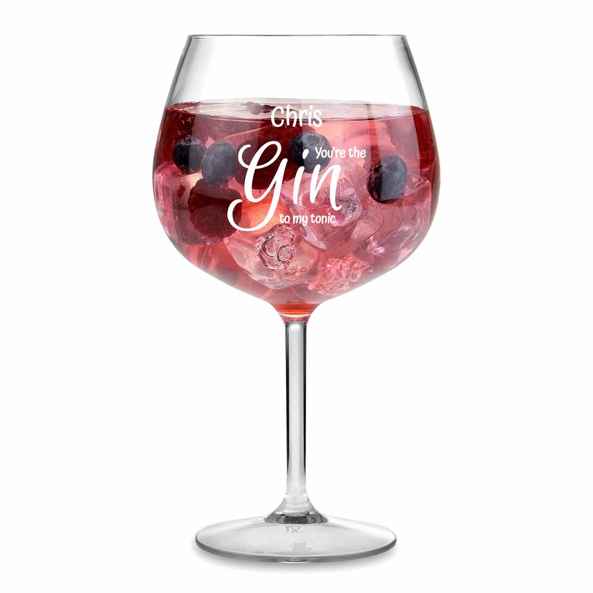Personalised Gin Glass - You are the Gin to my Tonic