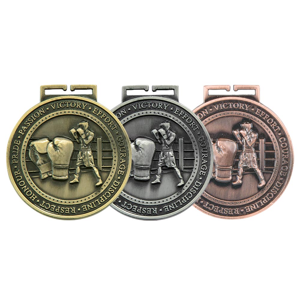 Olympia Boxing Medal 7cm in Gold, Silver & Bronze