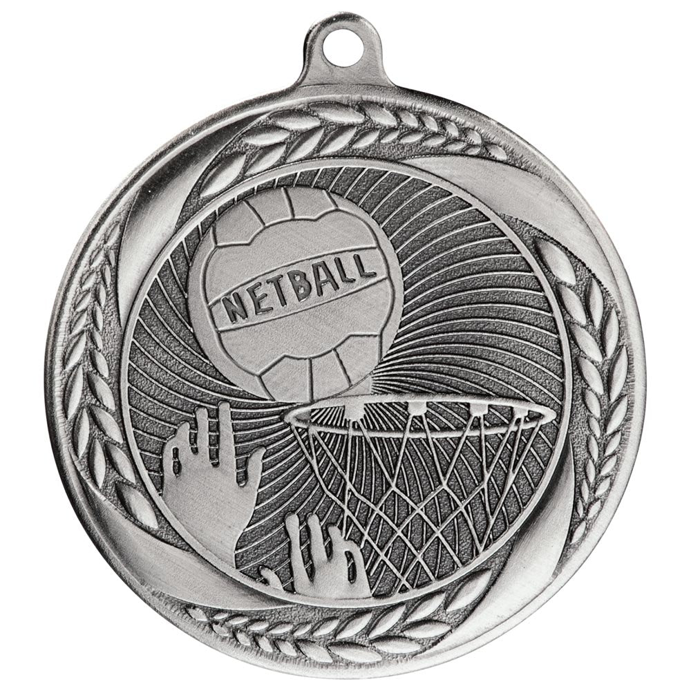 Typhoon Netball Medal 5.5cm