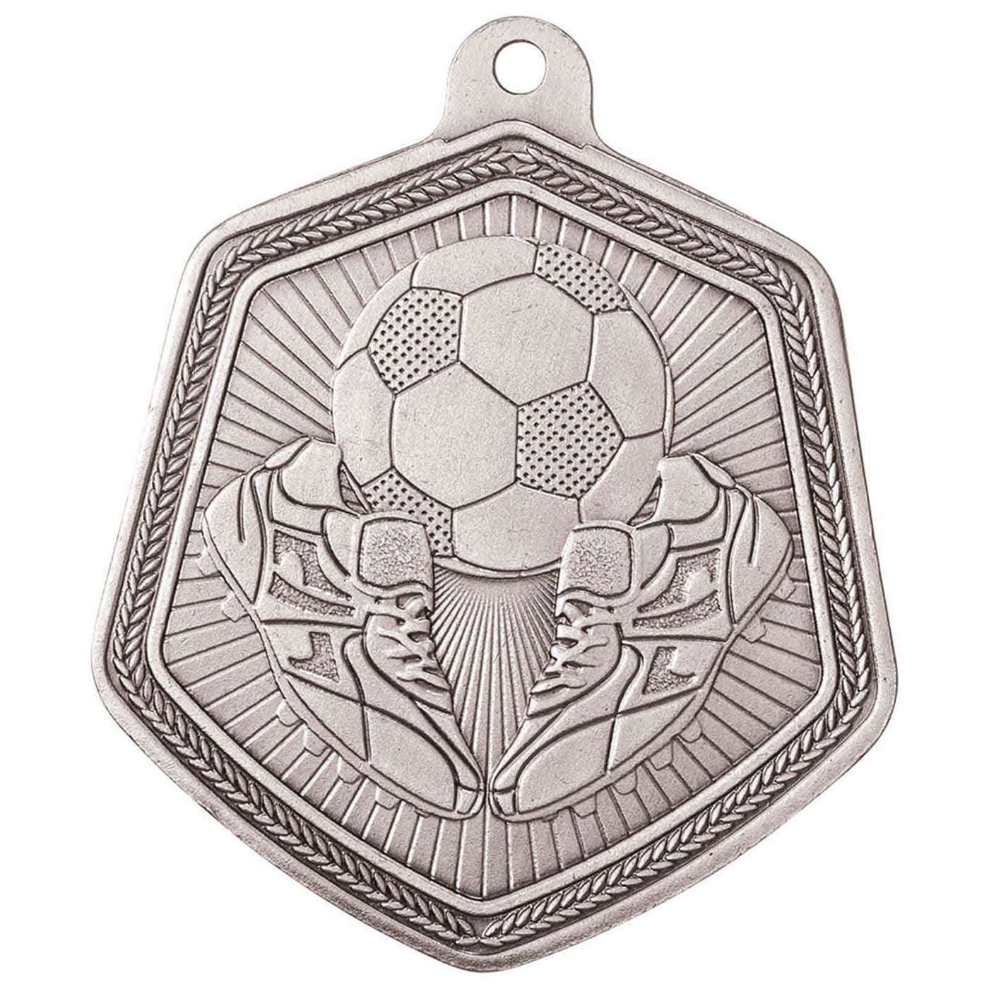 Falcon Boot & Ball Football Medal - 6.5cm