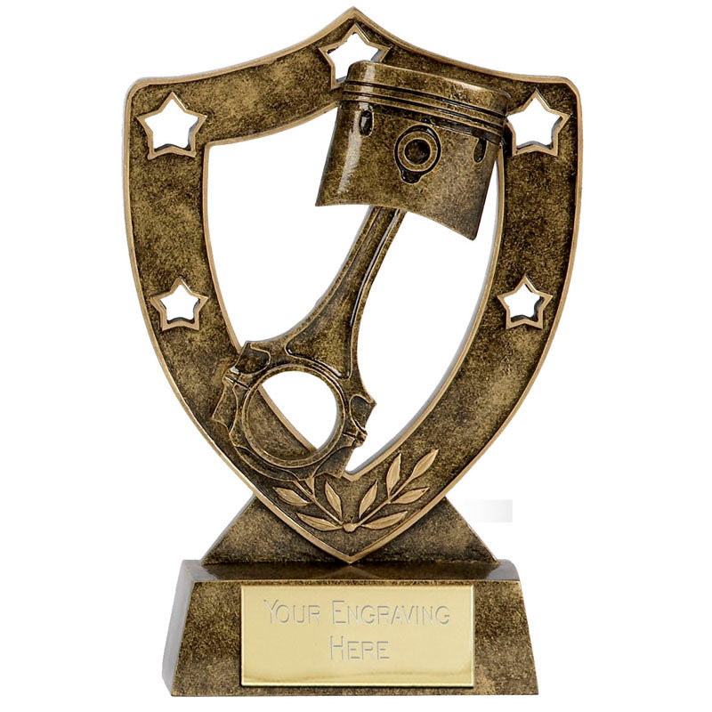 Motorsports Awards Gold Piston Shield Star Award
