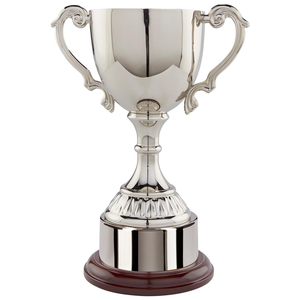 Cambridge Collection Nickel Plated Trophy Cup