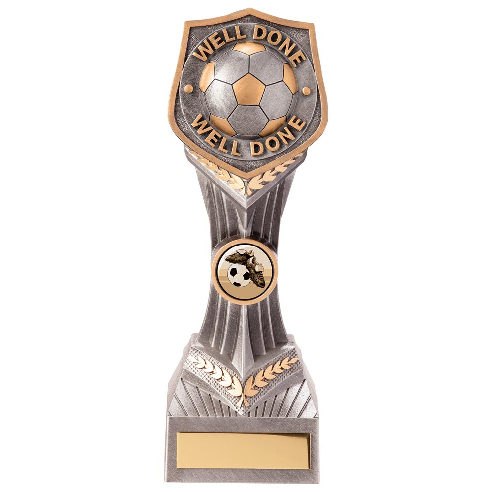 Football Trophy Well Done Falcon Award