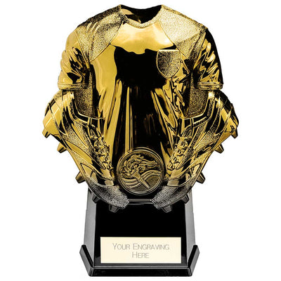 Invincible Football Shirt Trophy Award - Gold