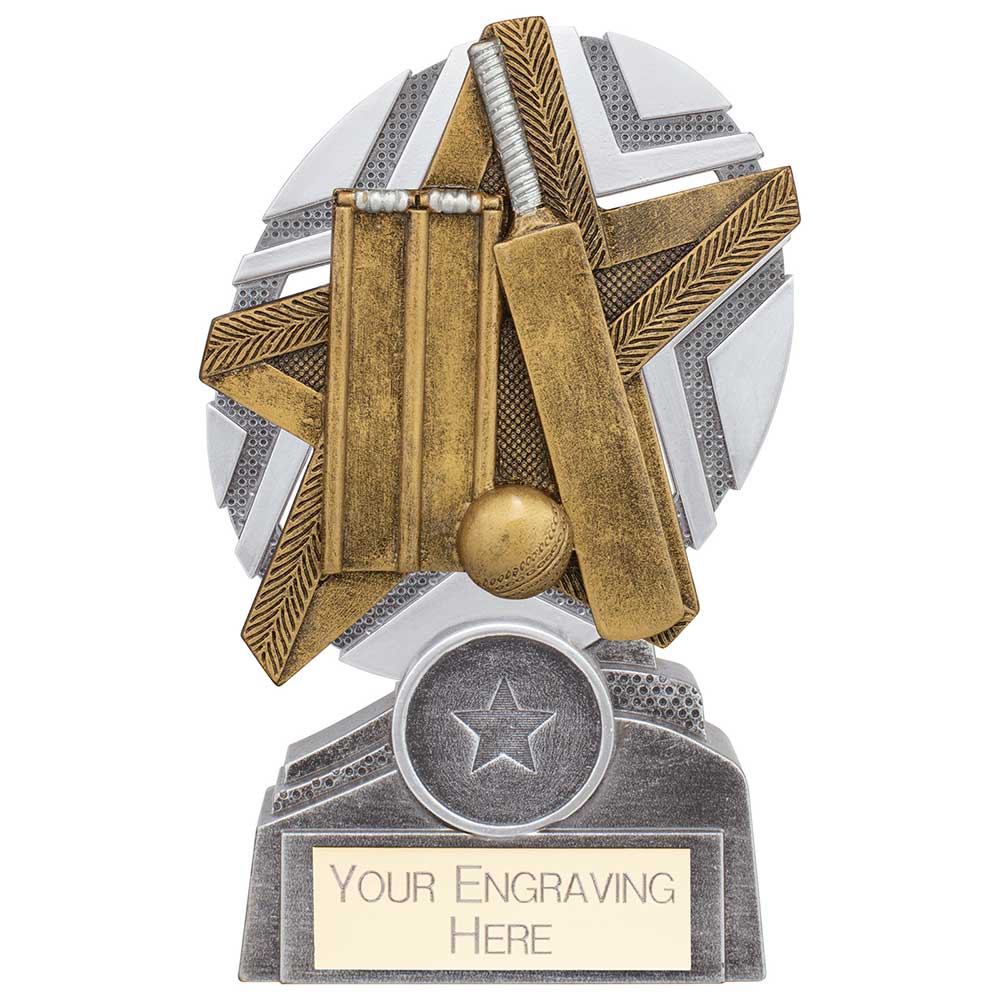 The Stars Cricket Plaque Trophy Award