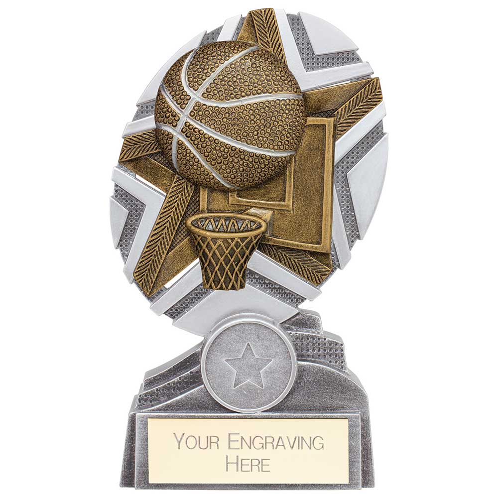 The Stars Basketball Plaque Trophy Award