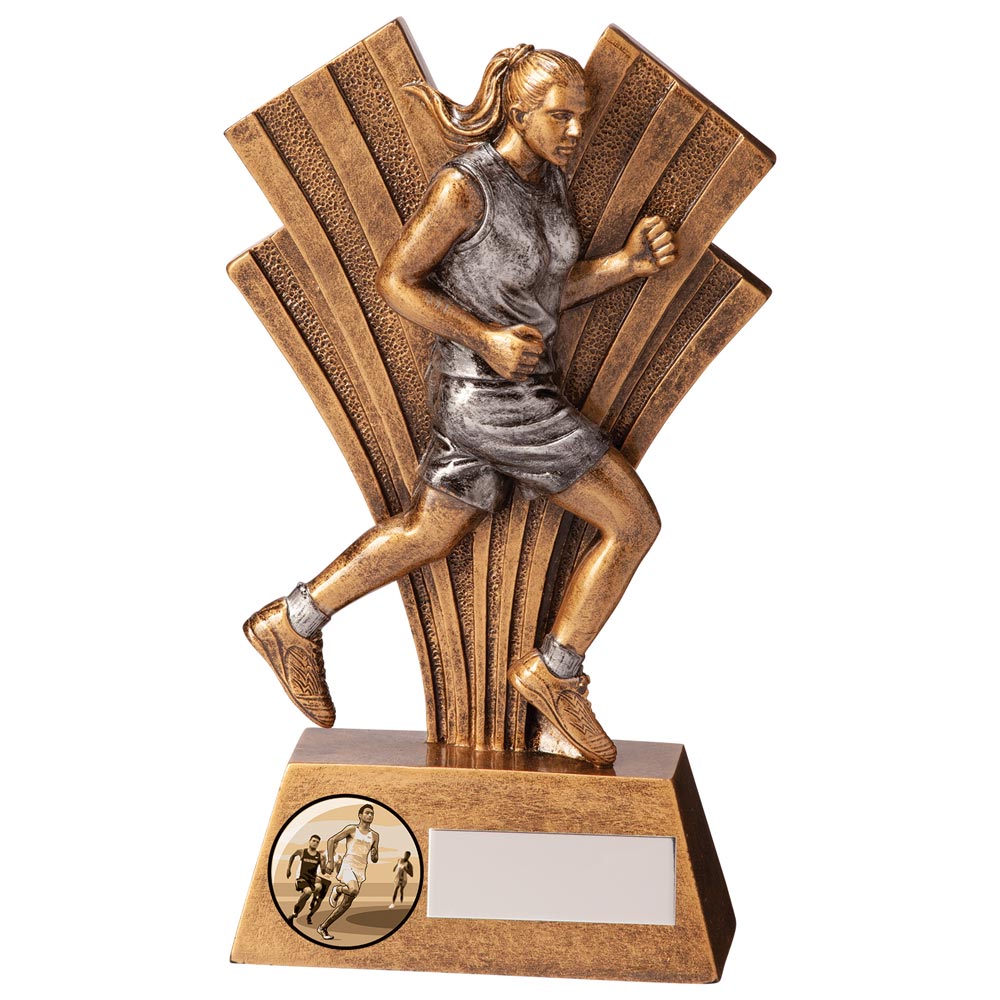 Woman's Running Award Xplode Trophy