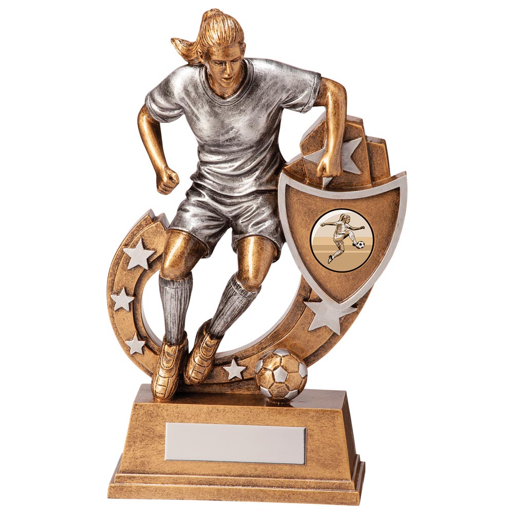 Ladies Football Trophy Galaxy Award