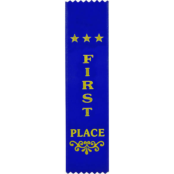 1st Place Competition Ribbon Blue