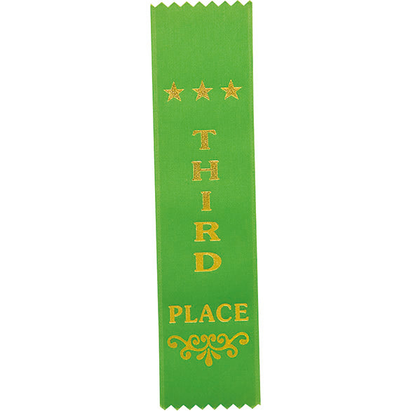 3rd Place Competition Ribbon Green