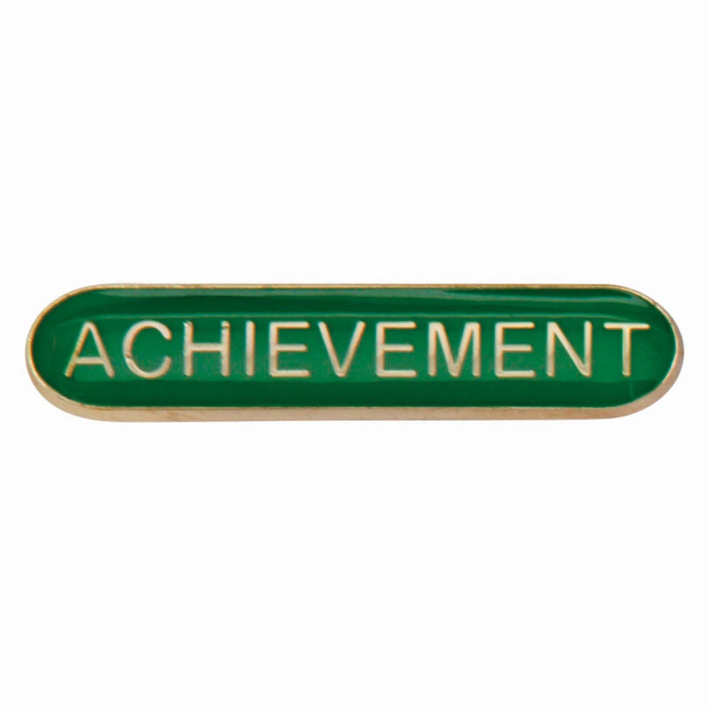 Achievement Green Bar Badge