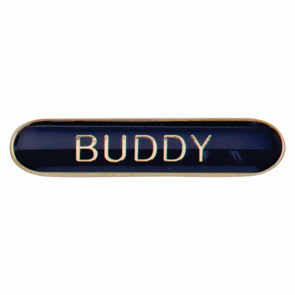 Buddy Blue Bar Badge