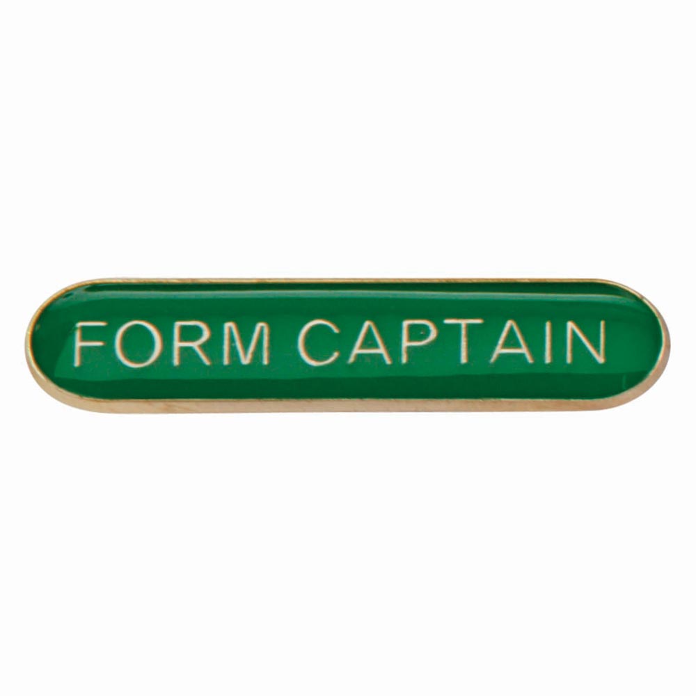 Form Captain Green Bar Badge